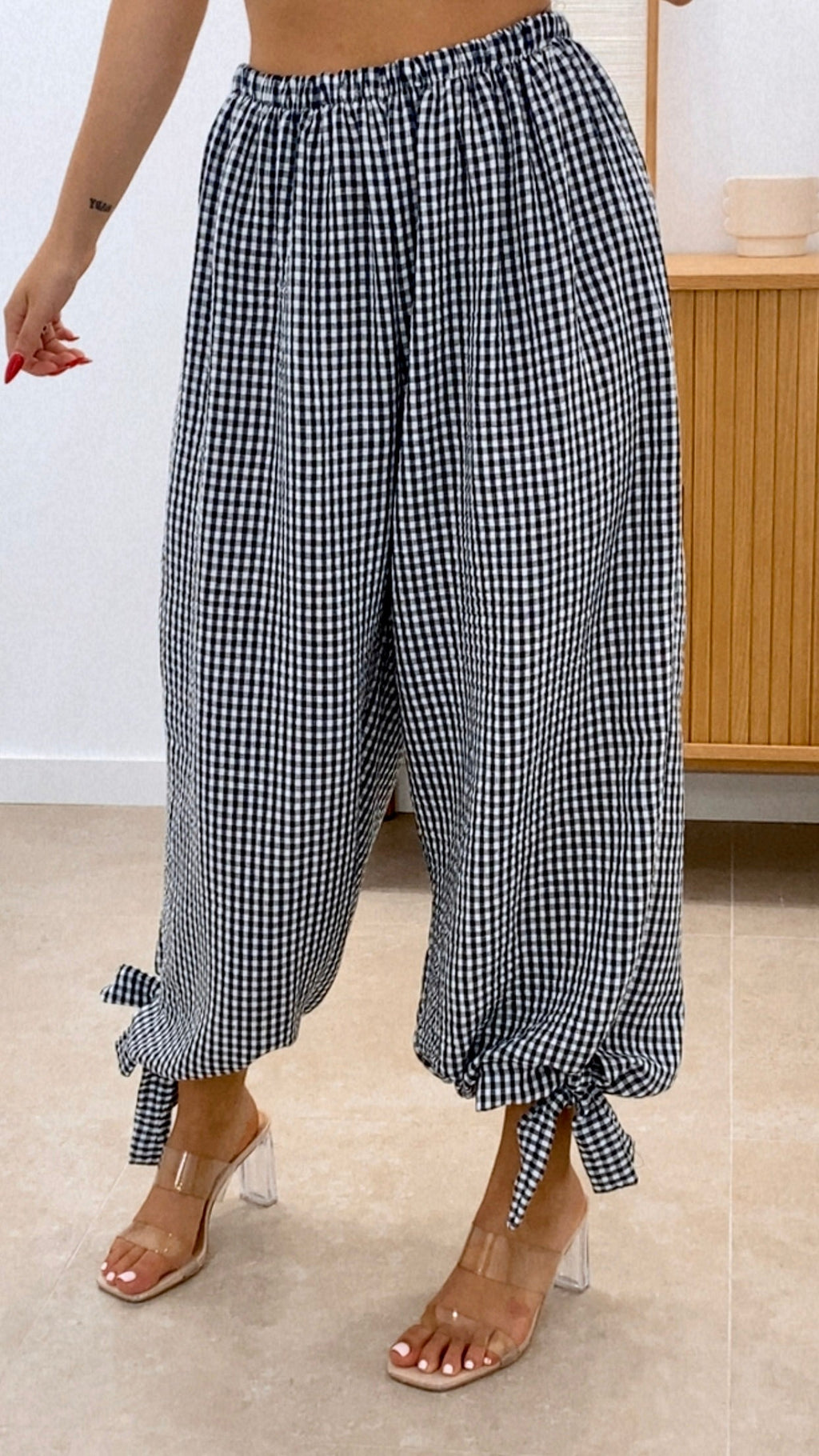 PANTALÓN LAZOS VICHY