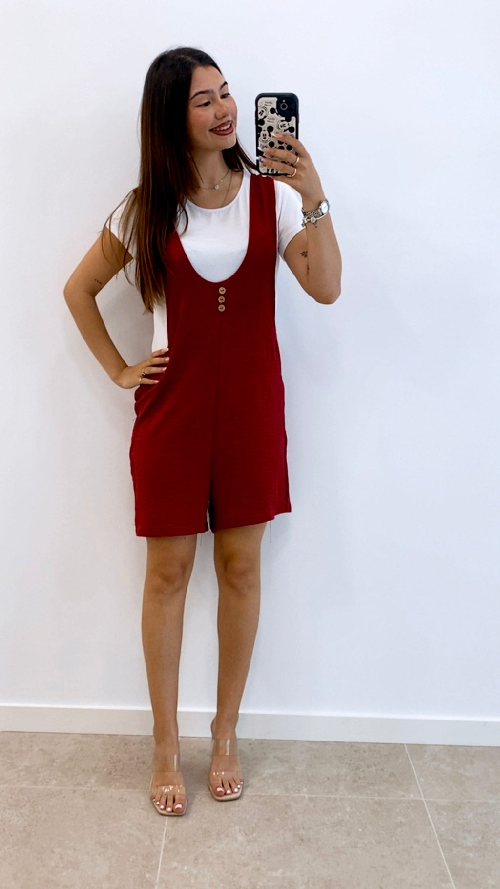 CONJUNTO MONO CORTO + CAMISETA BÁSICA