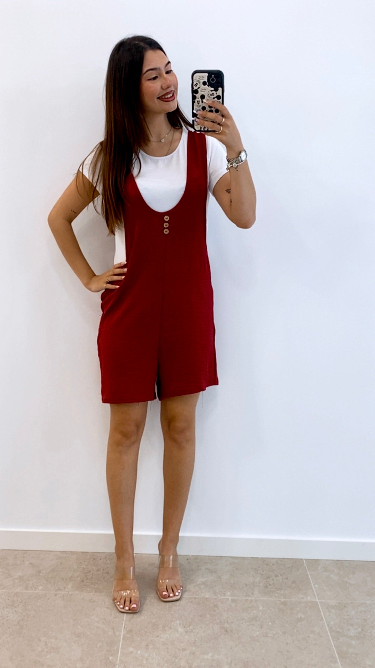 CONJUNTO MONO CORTO + CAMISETA BÁSICA