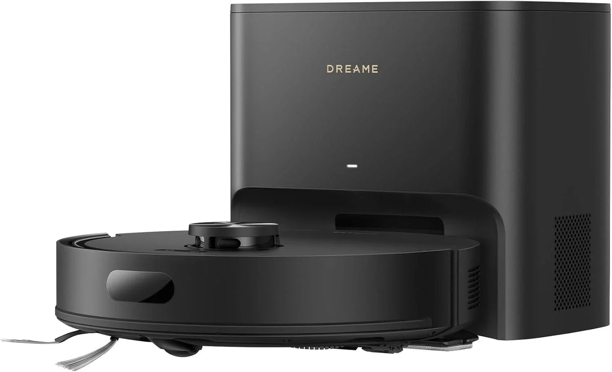 DREAME D20 Pro Plus 2-in-1 Robot Vacuum Cleaner and Scrubbing, 13,000 Pa, Double Brush for Pet Hair, Corner Cleaning, Emptying, LDS Navigation, Laser Dodging, Hard Floors/Carpets, 5200mAh
