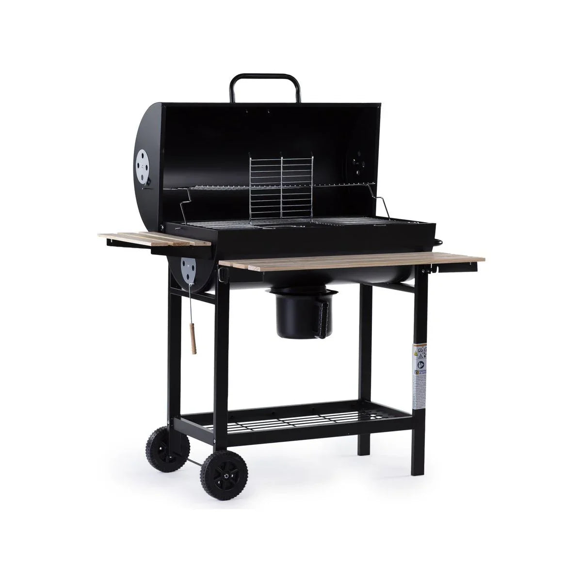 Barbacoa A Carbón "king" - 95 X 63 X 105 Cm - Negro