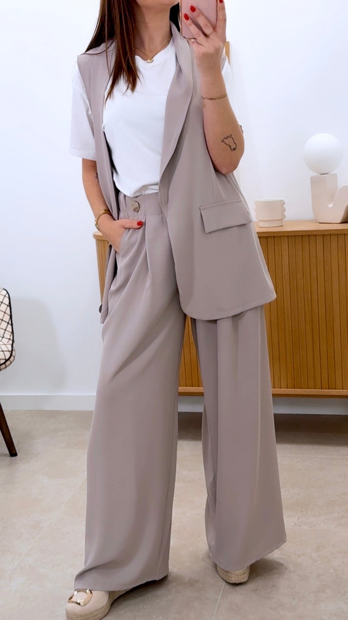 CONJUNTO CHALECO + PANTALÓN