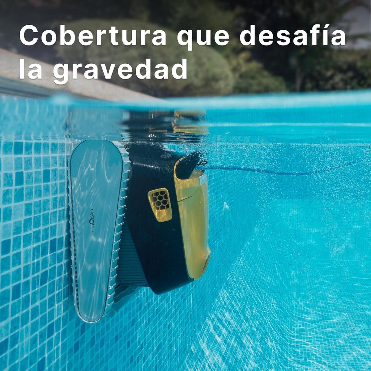 Dolphin E40i Robot limpiafondos automático para Piscinas enterradas de 12m - Limpieza de Fondo, Paredes y línea de flotación - Control por la App