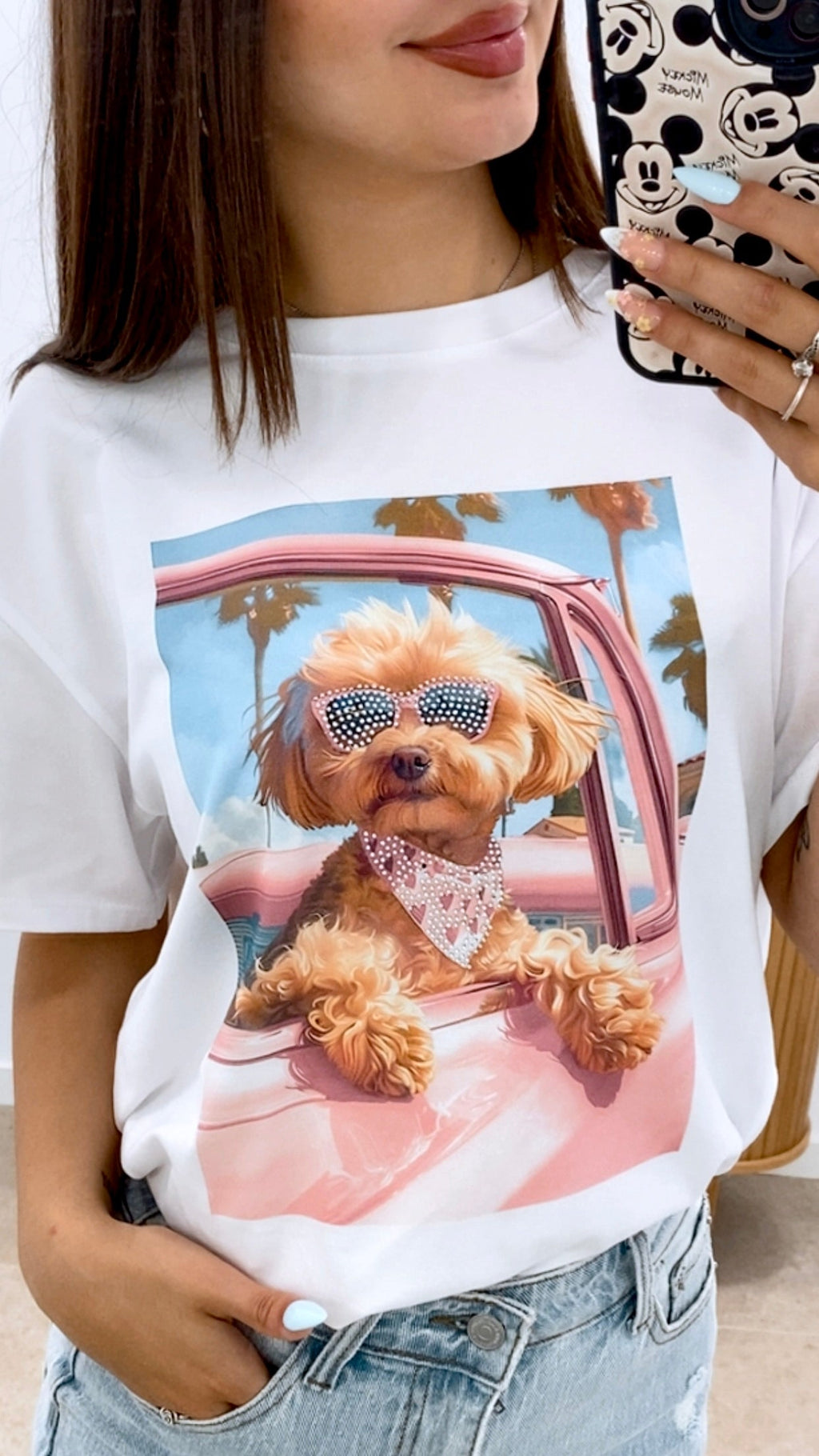 CAMISETA PINK DOG