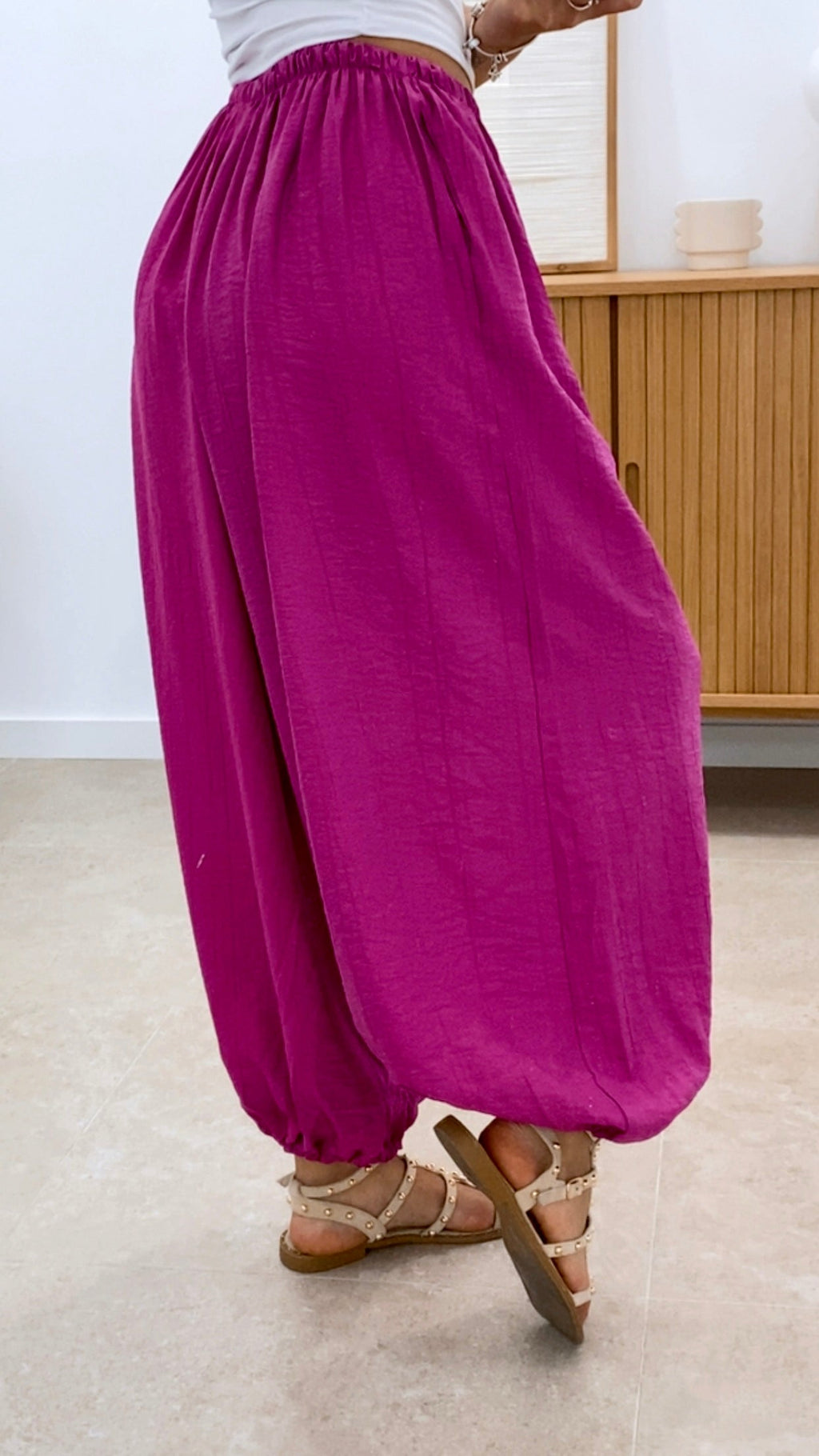 PANTALÓN LISO BOMBACHO