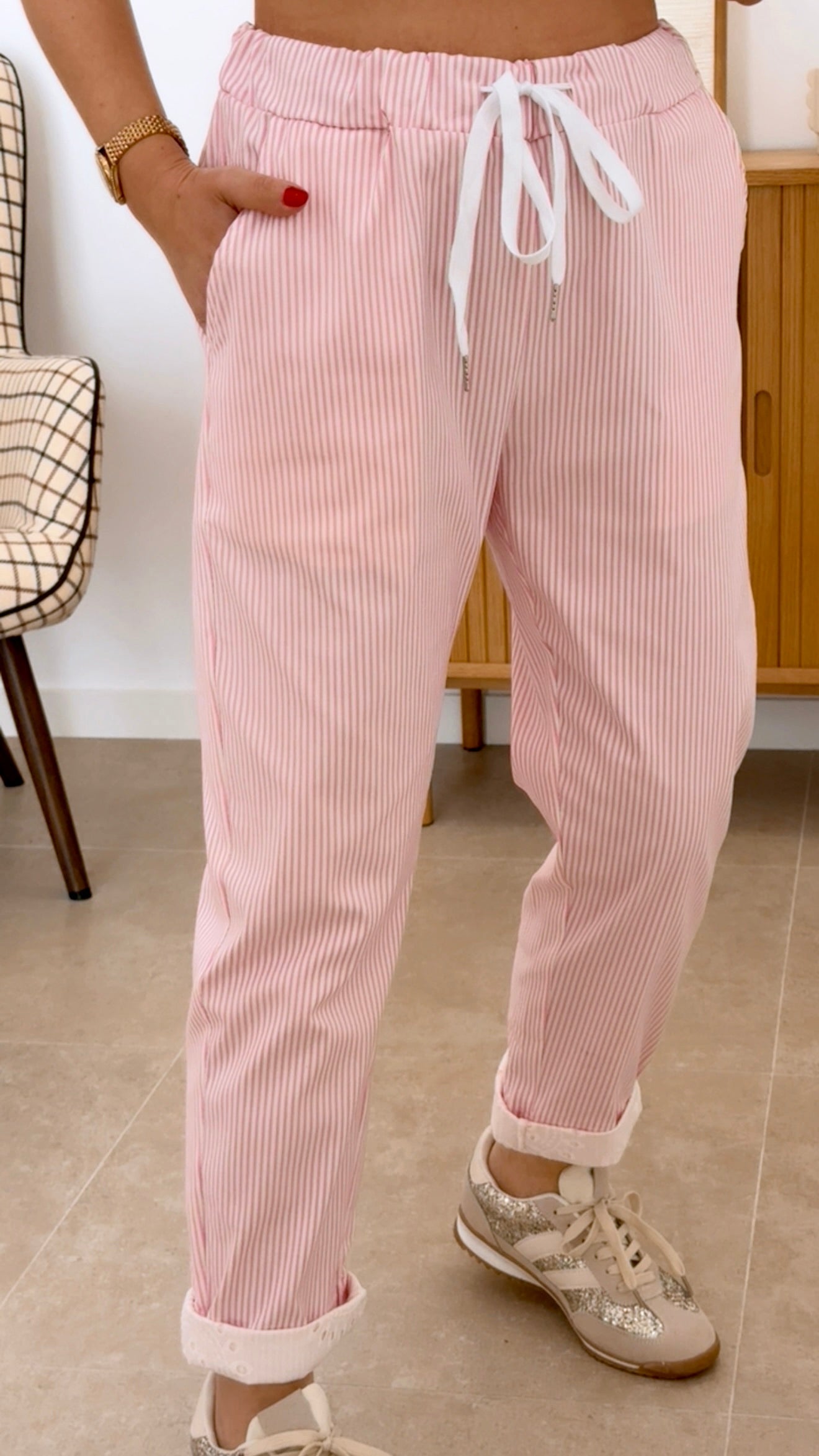 PANTALÓN LINEAS ELÁSTCIO