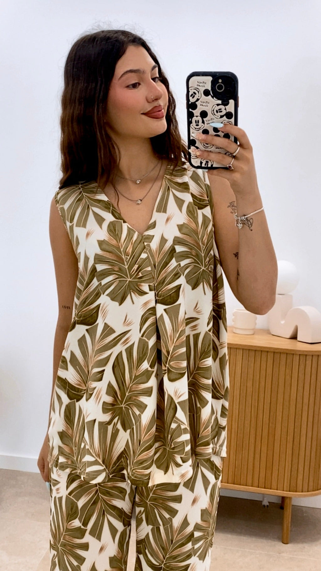 CONJUNTO ESTAMPADO BLUSA + PANTALÓN