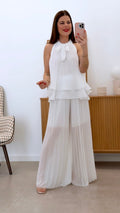CONJUNTO PLISADO LISO