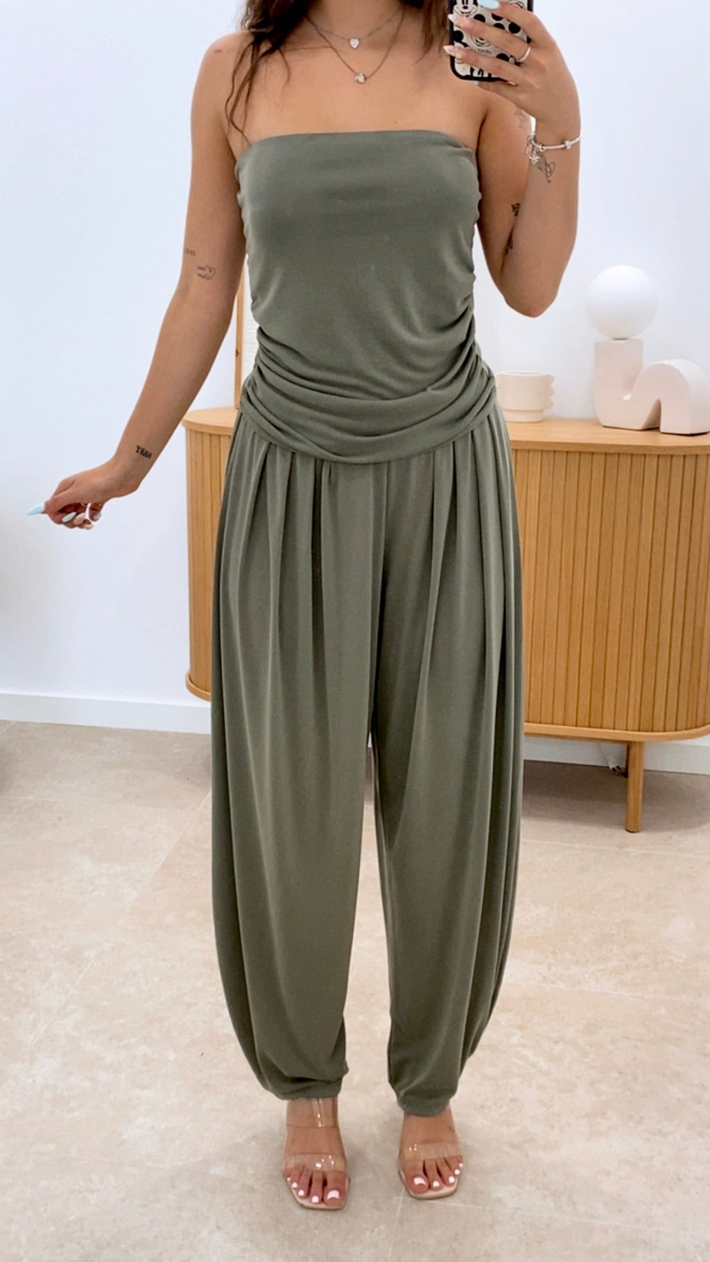 CONJUNTO TOP PALABRA DE HONOR + PANTALÓN BARREL