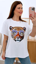 CAMISETA GAFAS PERLADAS