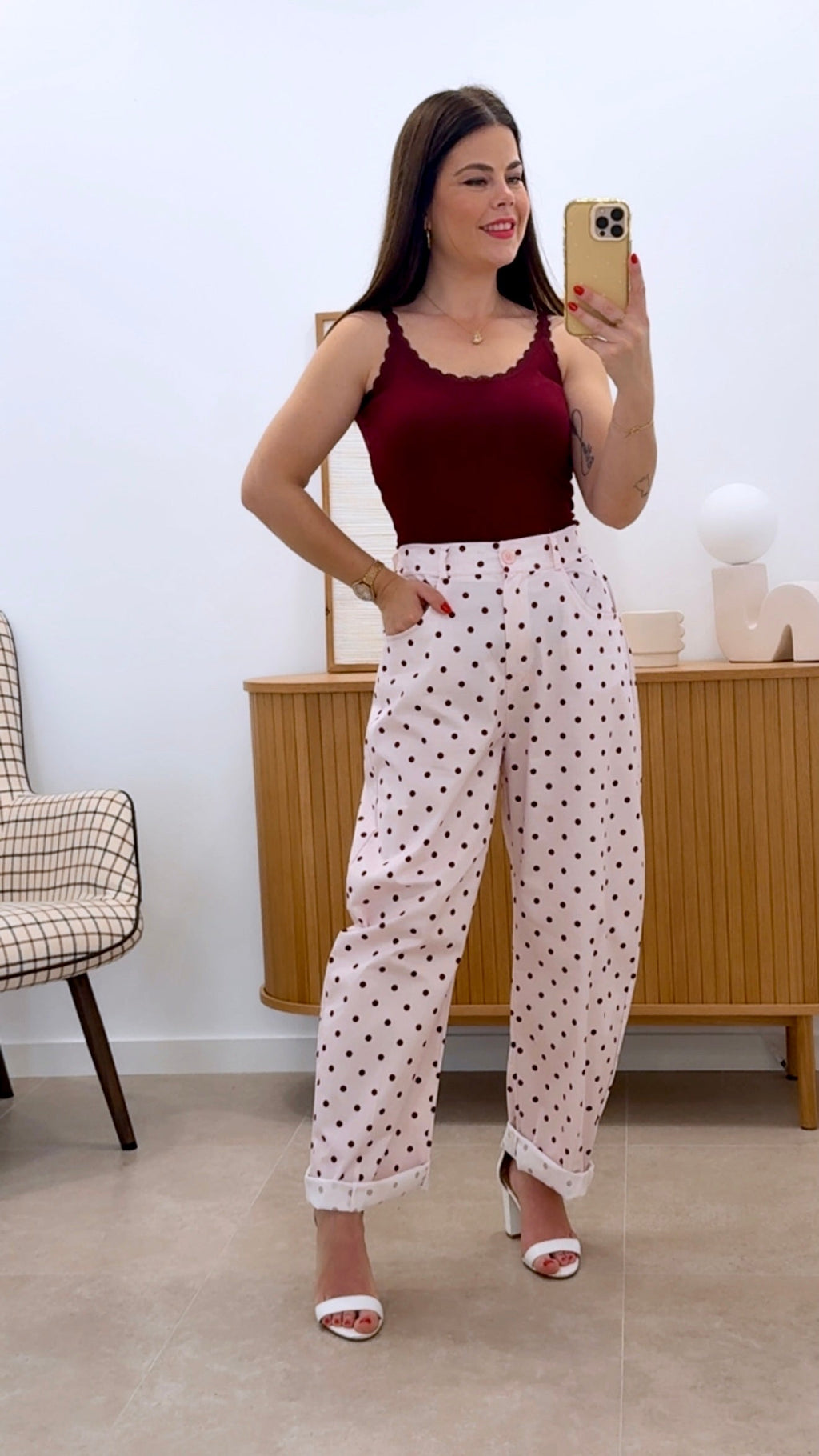 PANTALÓN LUNARES BARREL