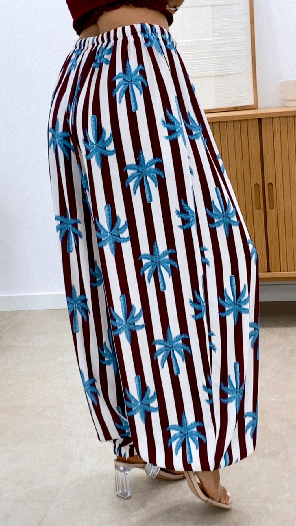 PANTALÓN PALMERAS BOMBACHO