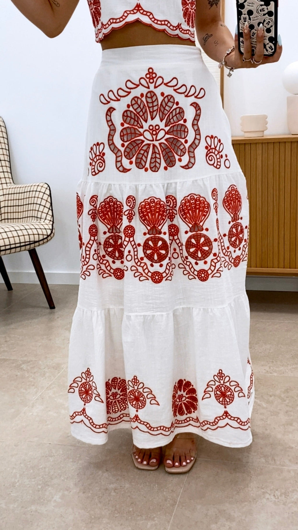 CONJUNTO TOP + FALDA BELINDA