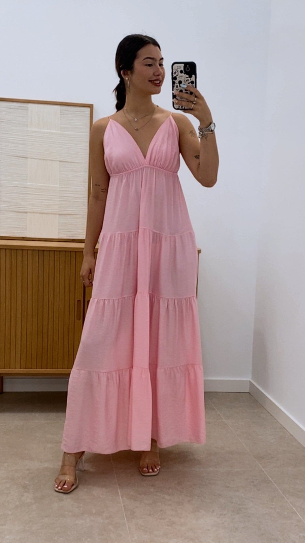 VESTIDO VOLANTES TIRANTES