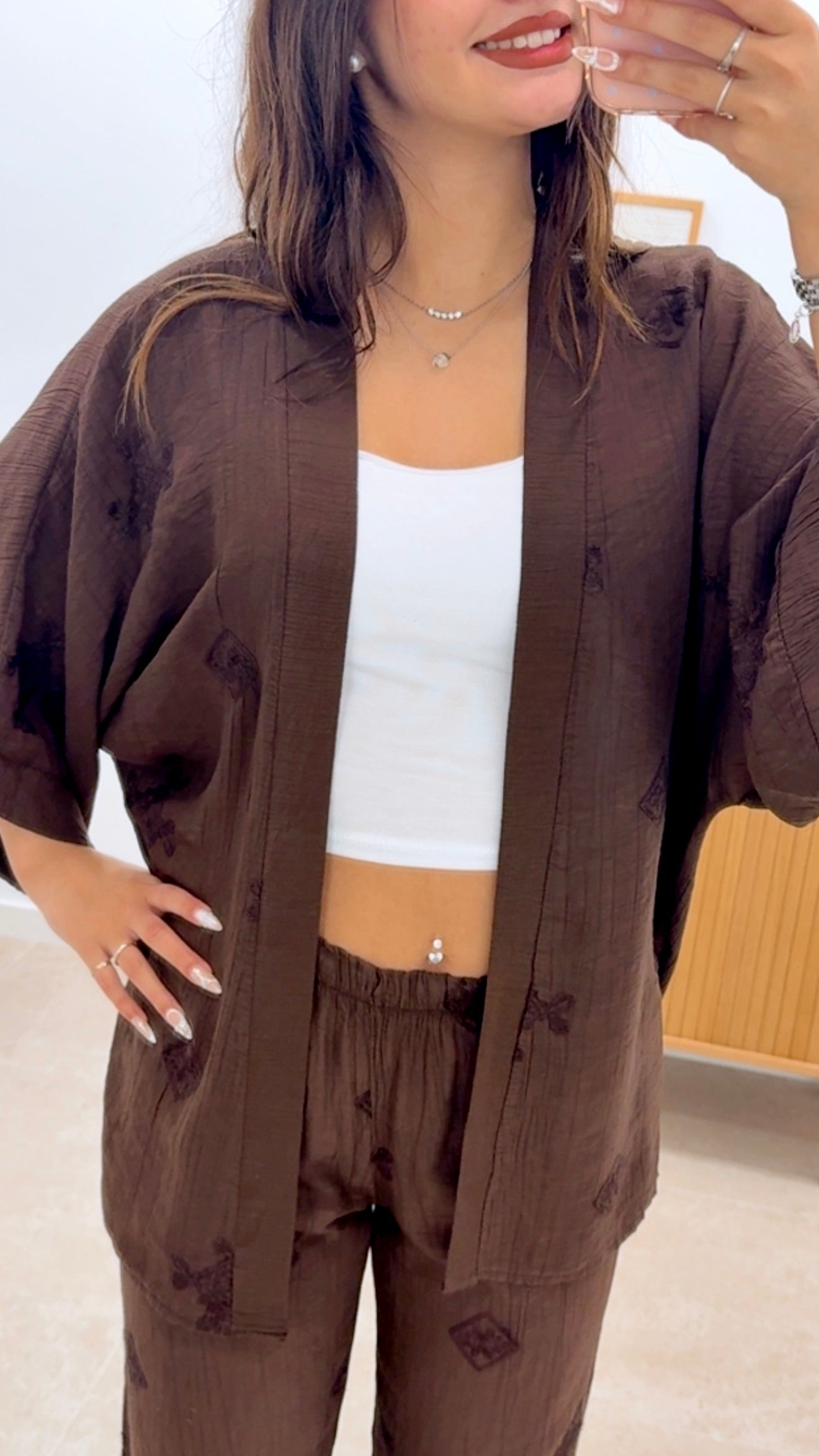 CONJUNTO KIMONO + PANTALÓN VERI