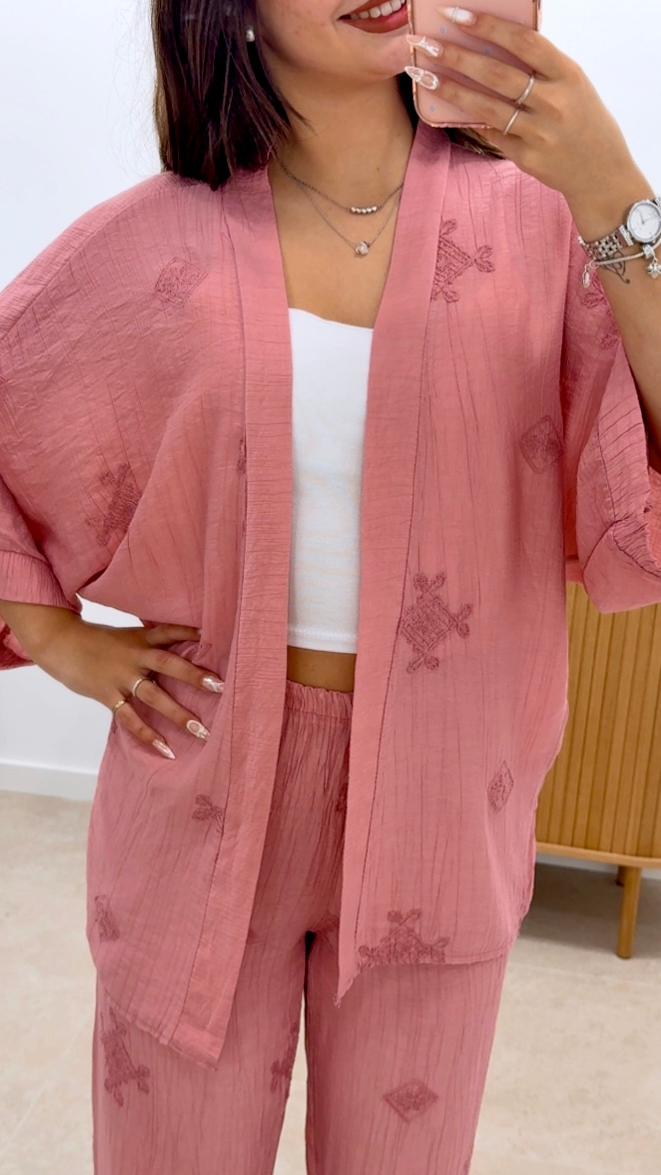 CONJUNTO KIMONO + PANTALÓN VERI