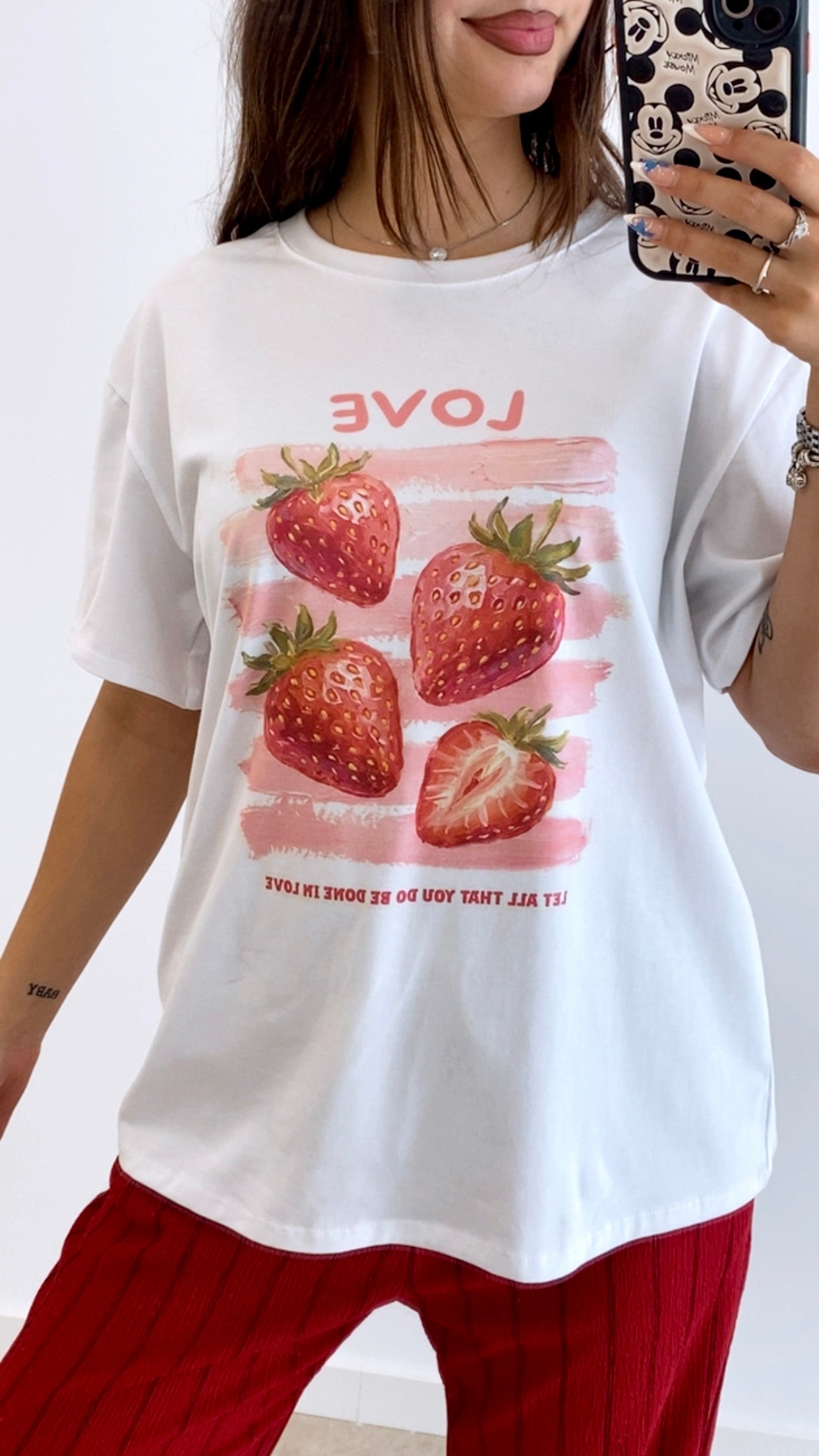 CAMISETA FRESAS