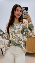 SUÉTER ESTAMPADO NATURA
