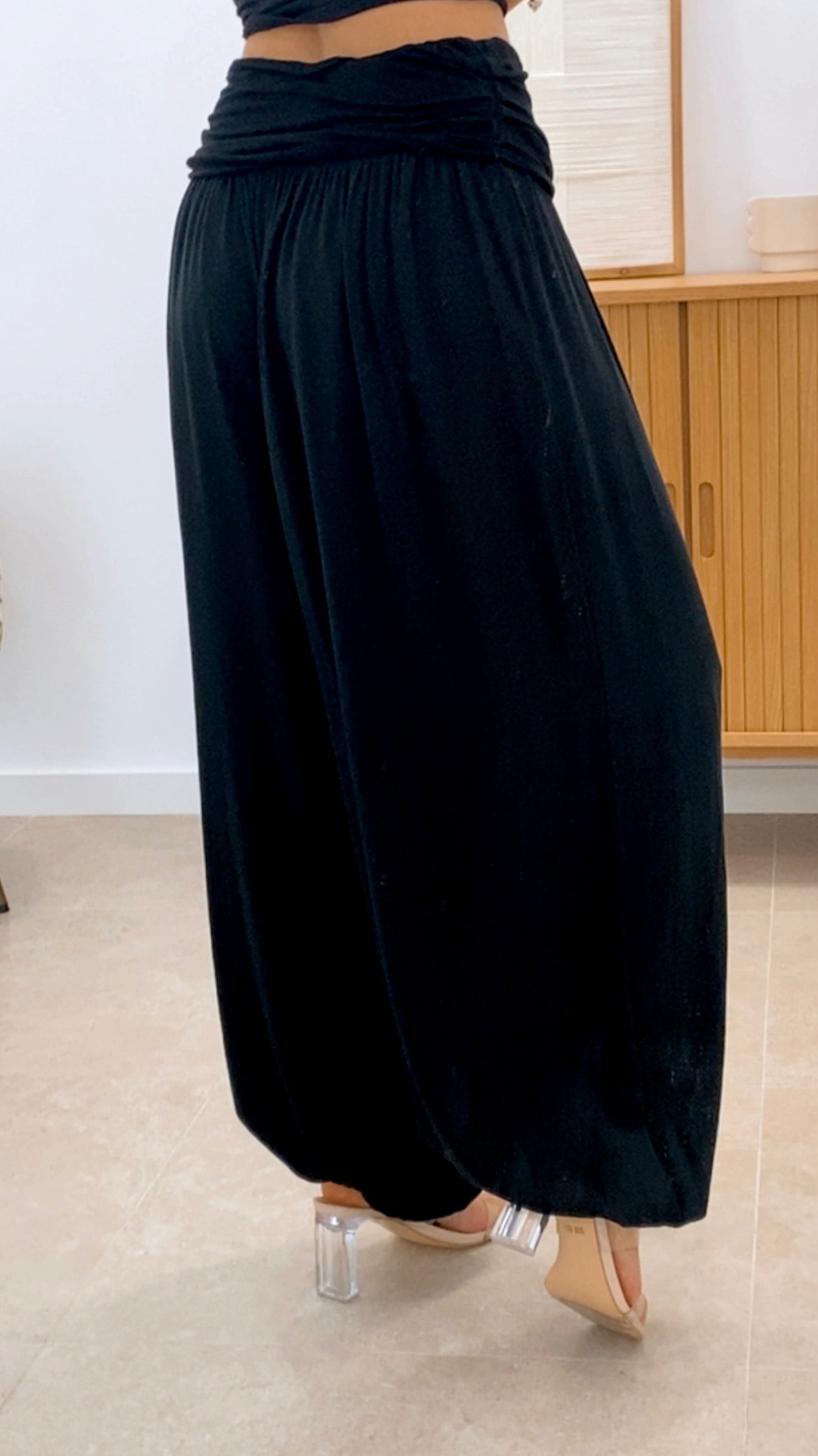 PANTALÓN CINTURA BOMBACHO