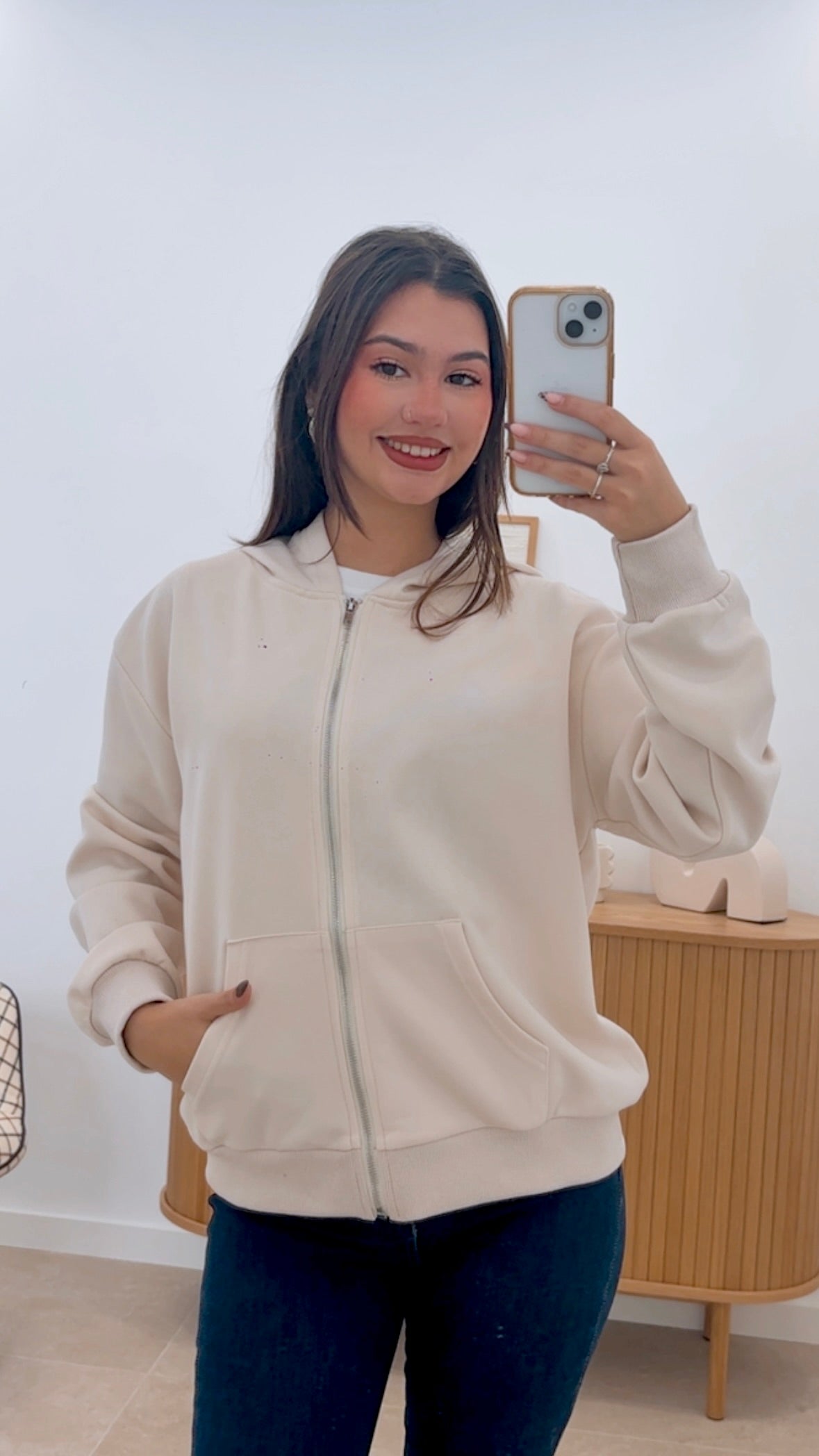 SUDADERA CREMALLERA