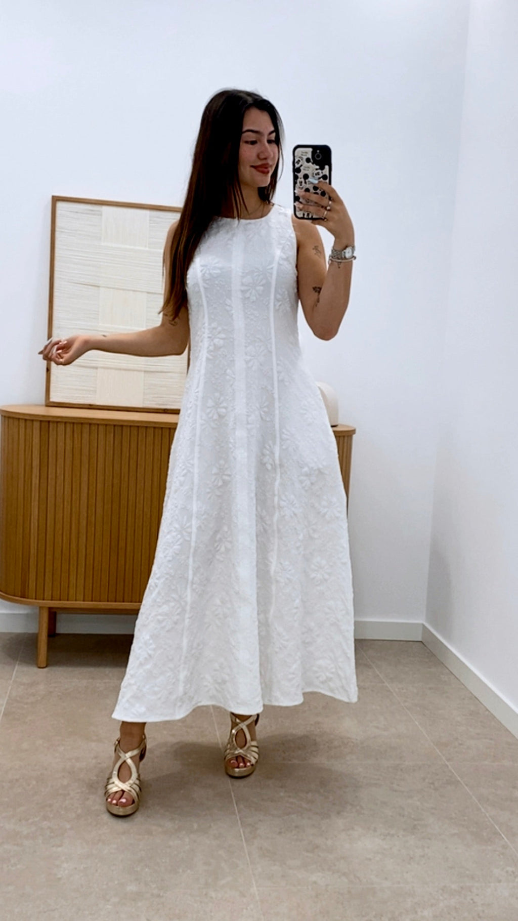 VESTIDO BLANCA FLOR