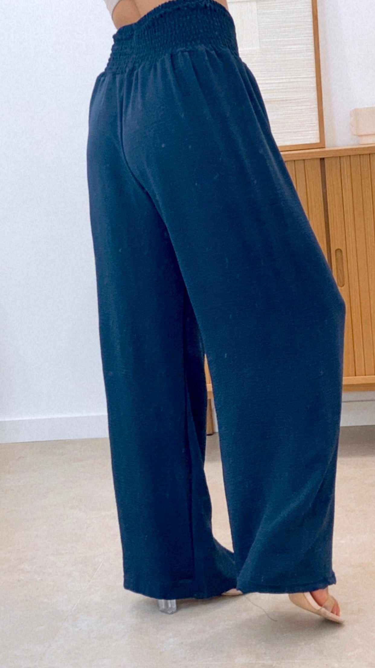 PANTALÓN CINTURA PANEL DE ABEJA