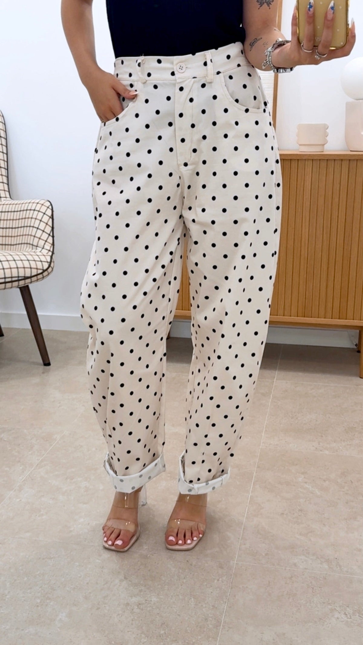 PANTALÓN LUNARES BARREL
