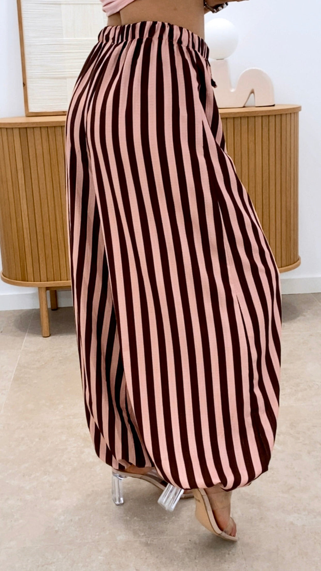 PANTALÓN BOMBACHO RAYAS