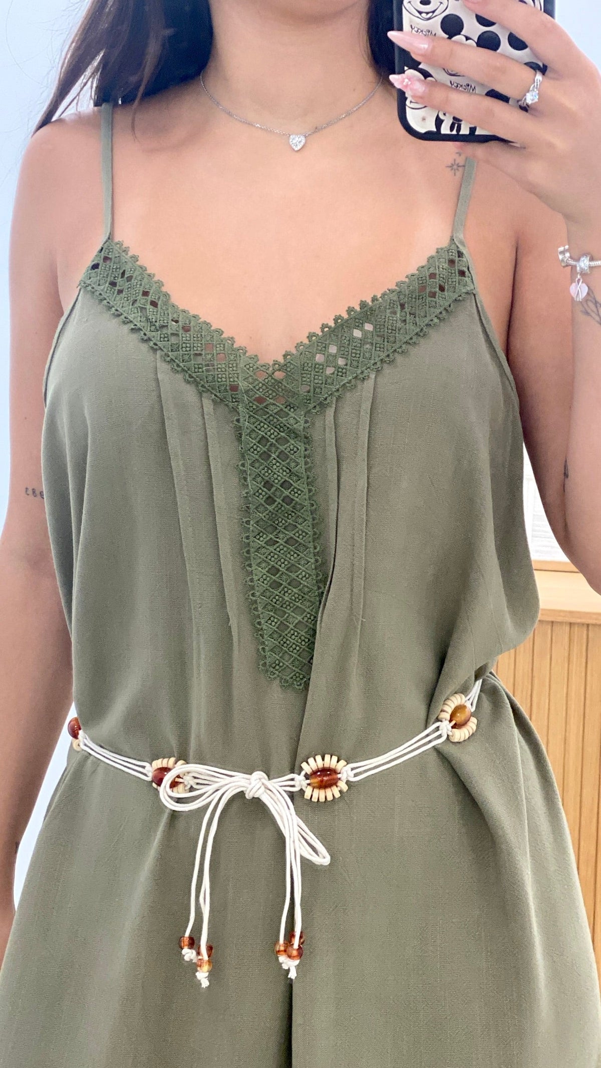 VESTIDO BOHO + CINTURÓN