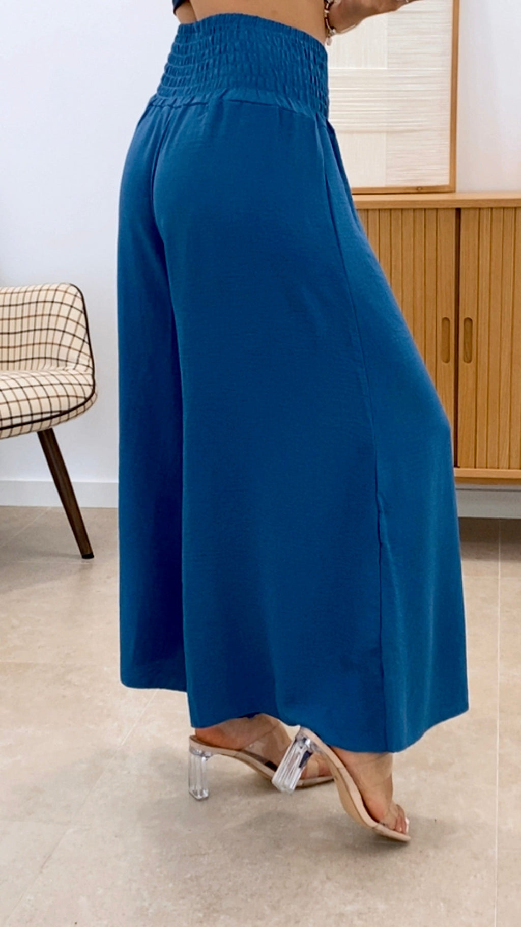 PANTALÓN CINTURA PANEL DE ABEJA
