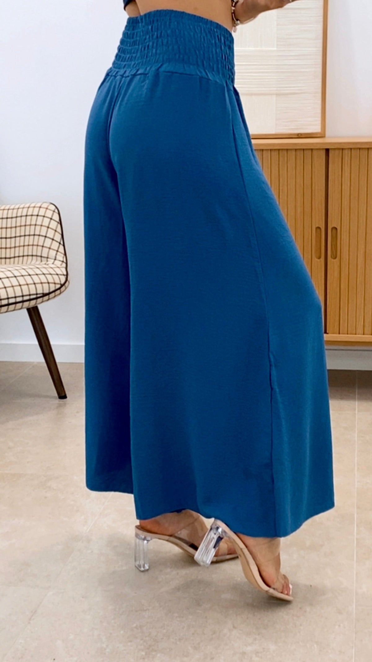 PANTALÓN CINTURA PANEL DE ABEJA