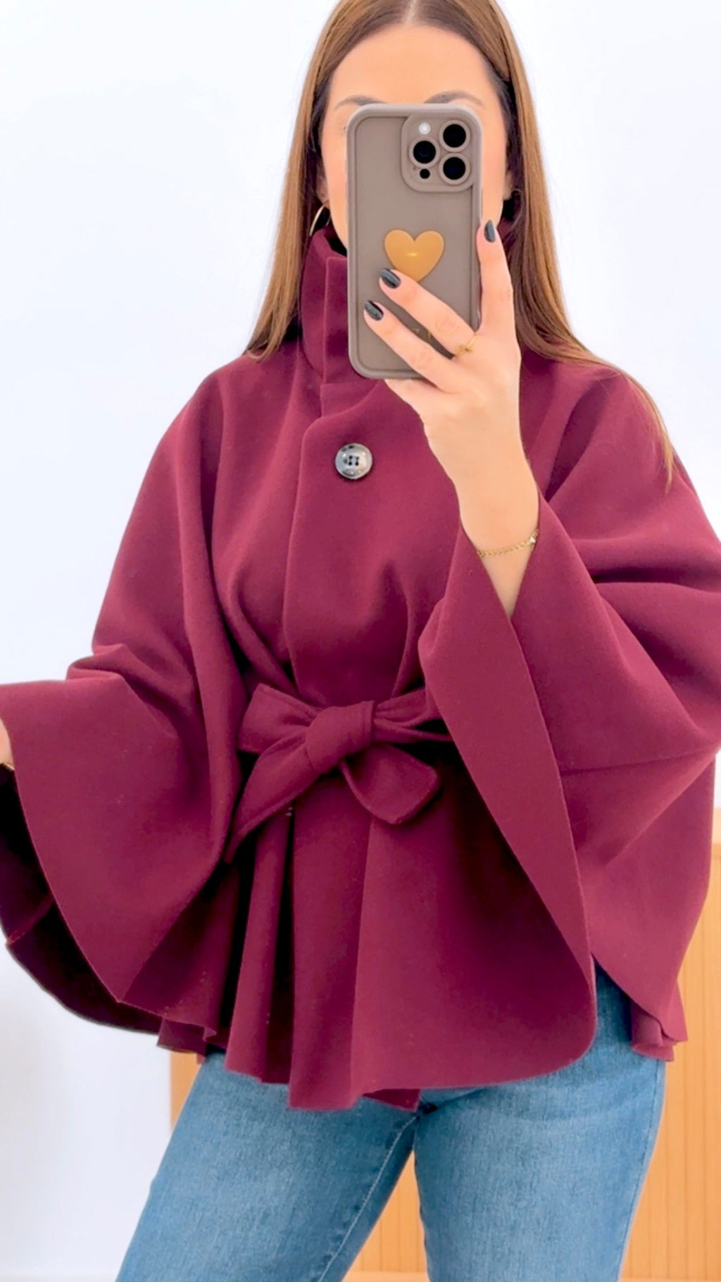 PONCHO DE PAÑO