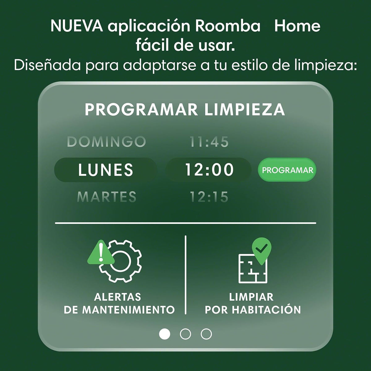iRobot Roomba 105 Combo y Base AutoEmpty con autovaciado de 75 días, Aspirador y friegasuelos, Clearview LiDAR, 7000Pa,120 mins, SmartScrub, Evita obstáculos,Recarga y reanuda,App, 3 Modos Limpieza_N