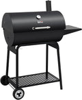 2026 Parrilla de carbón Royal Gourmet CC1830 de 30 pulgadas con mesa lateral, barbacoa exterior con 627 pulgadas cuadradas de espacio de cocción para jardín, terraza y fiestas, color negro