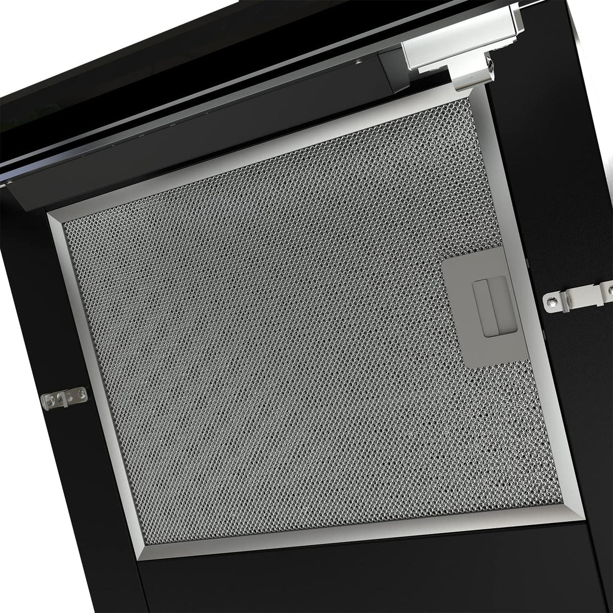 CIARRA CBCB6736H Campana Extractora de Pared 60cm Clase A+++ 3 Velocidades Evacuación al Exterior y Recirculación Interna por Filtro de Carbón CBCF003 Luz LED