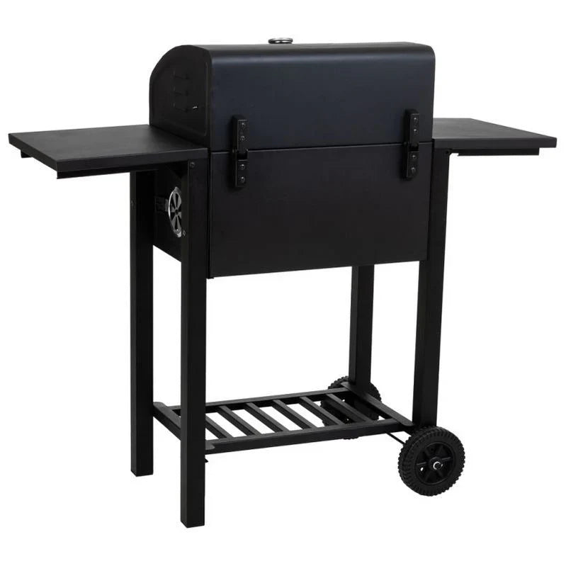 Barbacoa Carro De Metal Negro