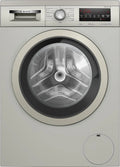 Bosch Washing Machine, Free Installation, 8 kg, Series 6, EcoSilence, Anti-Fingerprint Steel, WUU28T8XES