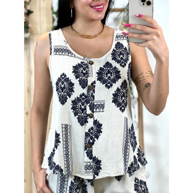 BLUSA MARRÚ
