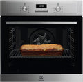 Electrolux Multifunction Oven EOF6P54TX, 72 L, Grill Function, 1000W, SurroundCook Technology, Pyrolytic Cleaning, LED Display, Retractable Controls, Telescopic Rails, Inox, Made in DE