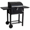 Barbacoa Carro De Metal Negro