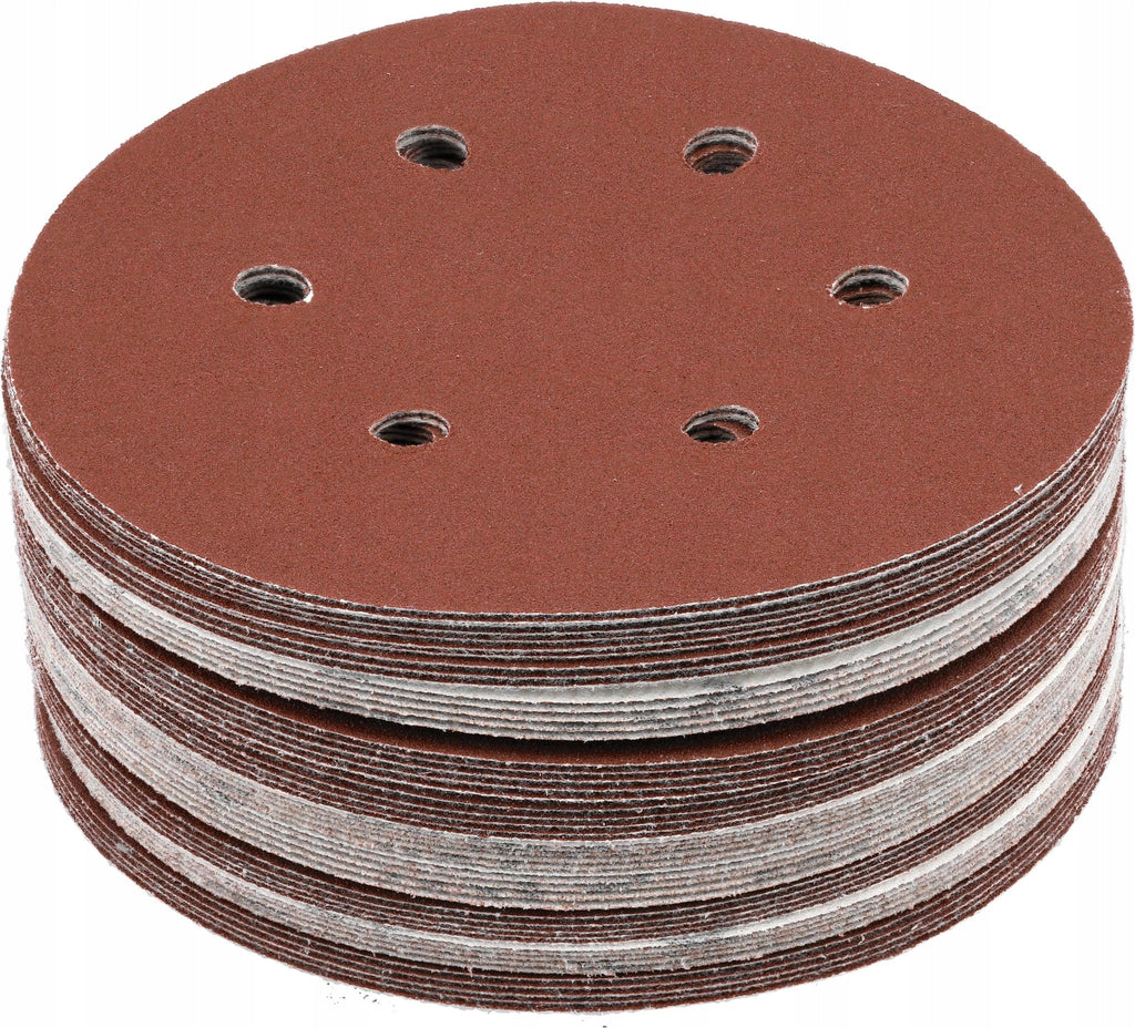 SZLIFIERKA ORBITALNA 150MM 350W Z REGULACJĄ OBROTÓW +KRĄŻKI P120 50sz. YATO