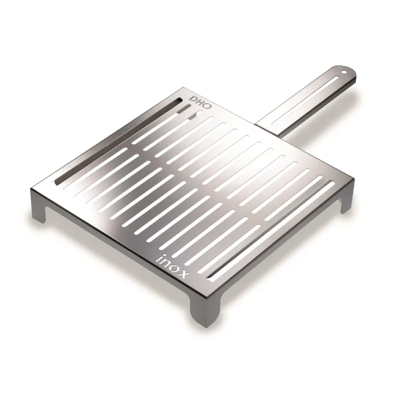 Parrilla Barbacoa En Acero Inoxidable, Diseñada Para La Cocción De Pescado/verdura,,