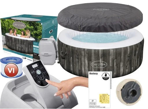 DMUCHANY BASEN SPA BESTWAY LAY-Z-SPA MIAMI 60001 JACUZI HYDROMASAŻ 40C
