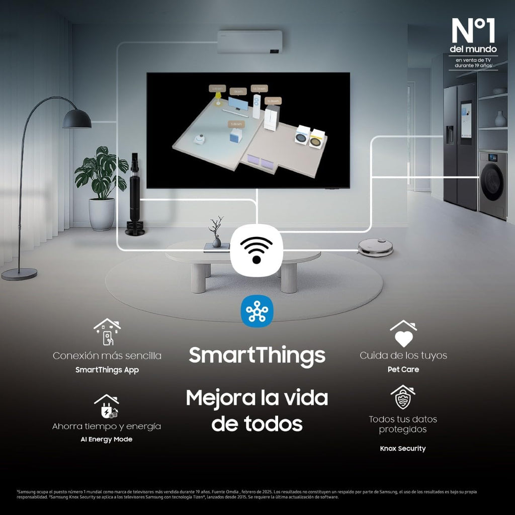 TV 43 Pulgadas QLED Q8F 4K Smart TV con Vision AI, 100% Volumen de Color con Quantum Dot, el auténtico Quantum Dot y Motion Xcelerator