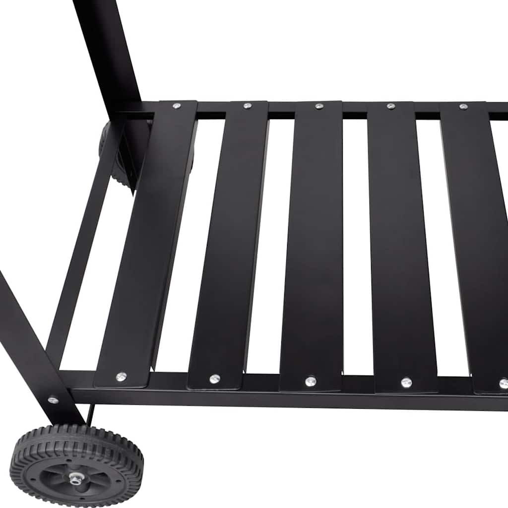 Soporte Para Barbacoa De Carbón Con 2 Ruedas Vidaxl
